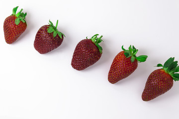 strawberries on plate
