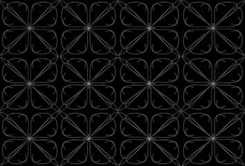 Seamless pattern design with floral background elements, beautiful ornaments