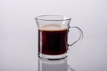 A cup of fresh scented morning coffee for a cheerful start to the day