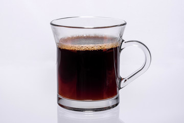 A cup of fresh scented morning coffee for a cheerful start to the day