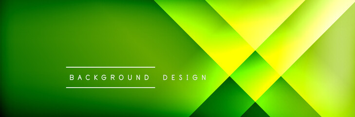 Abstract background - squares and lines composition created with lights and shadows. Technology or business digital template