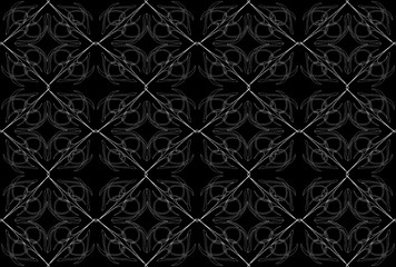 Fototapeta premium Seamless pattern design with floral background elements, beautiful ornaments