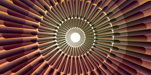 circle brown abstract design background