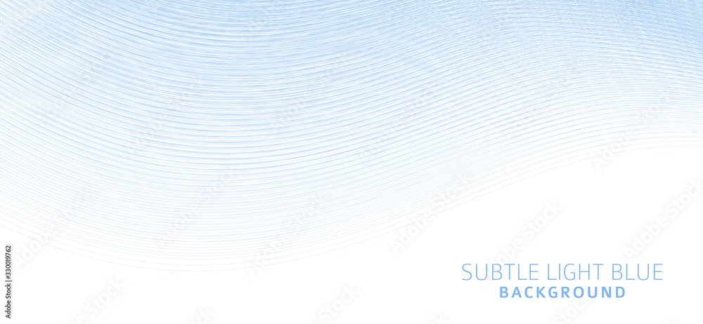 Poster clear background with thin wavy pale blue lines. subtle pattern