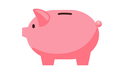 piggy bank for money saving vector