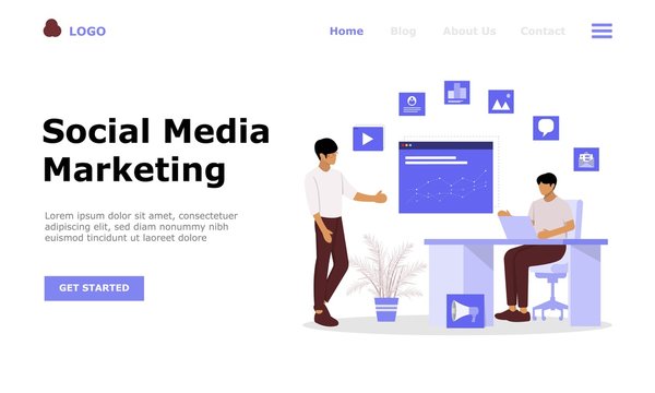 Social Media Marketing Vector Illustration Concept, Suitable for web landing page, ui,  mobile app, editorial design, flyer, banner, and other related occasion