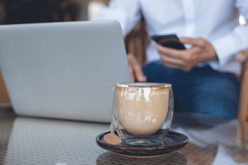 Portable office, freelance lifestyle