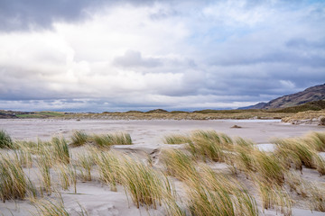 Fototapeta na wymiar The dunes at Maghera Beach near Ardara, County Donegal - Ireland.