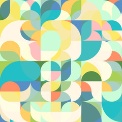 Vector pattern of geometric elements in a modern style for background design, print, social networks, packaging, textile, web.
