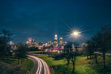 Downtown of Charlotte North Carolina skyline