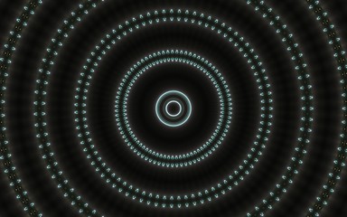 Seamless kaleidoscope pattern with a Mandala