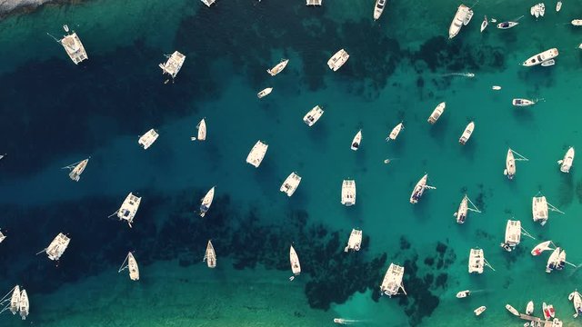 Aerial view of Općina Hvar, Croatia
