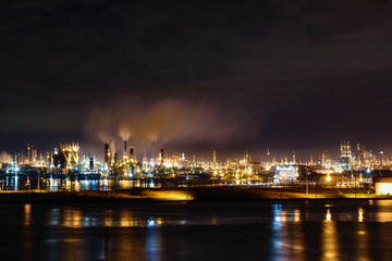 Fototapeta premium port at night