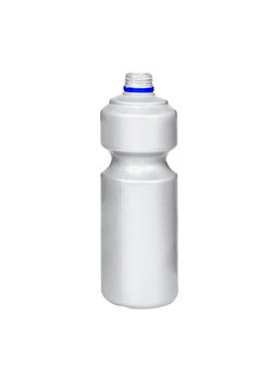 Gray plastic bottle