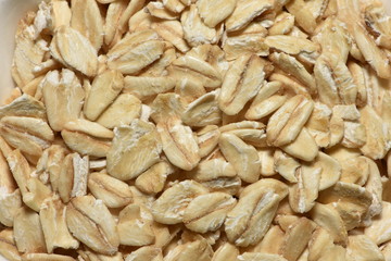 oatmeal background Closeup oatmeal background. Oatmeal close-up closeup background.