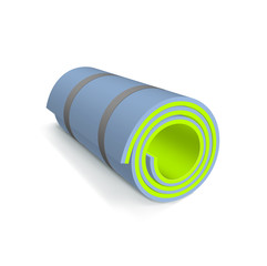 Reversible yoga mat. Fitness equipment