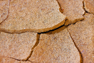 Cracked ground: the effects of drought - concept image