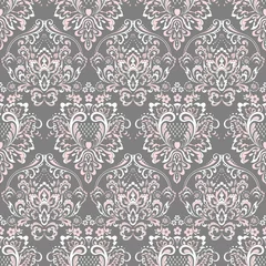 Foto op Canvas vintage floral seamless patten. Classic floral  wallpaper. seamless vector background © antalogiya