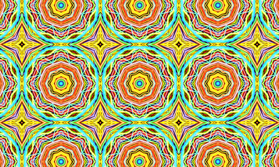 Red kaleidoscope sequence patterns. 4k Abstract multicolored motion graphics background. Or for...