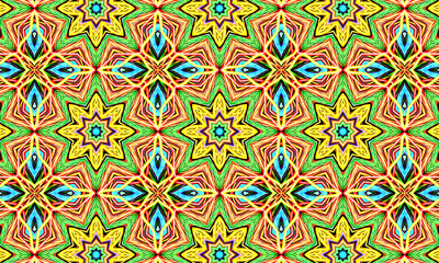 Red kaleidoscope sequence patterns. 4k Abstract multicolored motion graphics background. Or for yoga, clubs, shows, mandala, fractal animation. Beautiful bright ornament. Seamless loop.