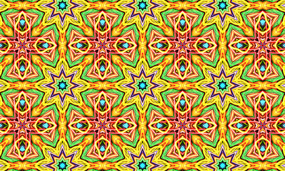 Red kaleidoscope sequence patterns. 4k Abstract multicolored motion graphics background. Or for...
