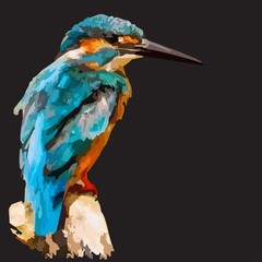 colorful bird on a branch