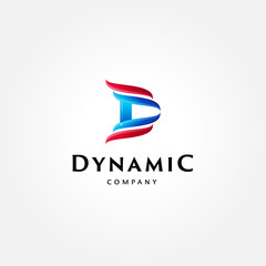 Letter D Symbol logo template