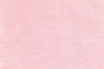Pink suede fabric