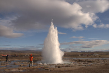 geisers y fumarolas de Islandia