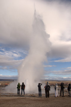 geisers y fumarolas de Islandia