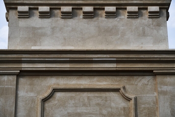 Obraz premium closeup of architectural element for background or texture