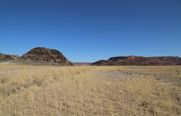 Namibian landscape between Cape Cross and Twyfelfontein
