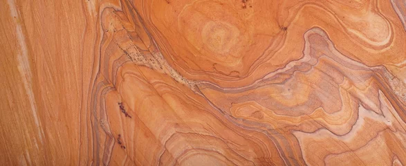 Gordijnen Bruin beige abstract marmer graniet natuurlijke zandsteen textuur panorama © Corri Seizinger