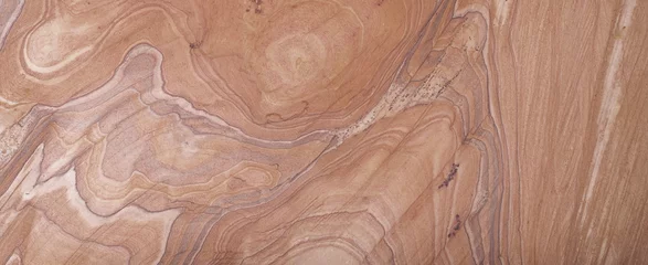Gardinen Braun beige abstrakter Marmor Granit Natursandstein Textur Panorama © Corri Seizinger