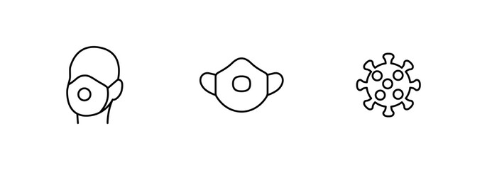 Hygiene vector icon set. Virus care black shape line silhouette icons collection. Washing hands, anti bacterial soap