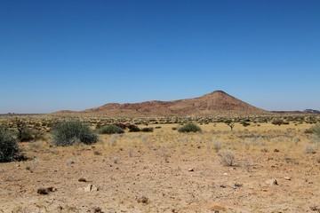 Namibian landscape between Cape Cross and Twyfelfontein
