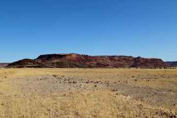 Namibian landscape between Cape Cross and Twyfelfontein