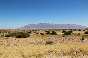 Namibian landscape between Cape Cross and Twyfelfontein