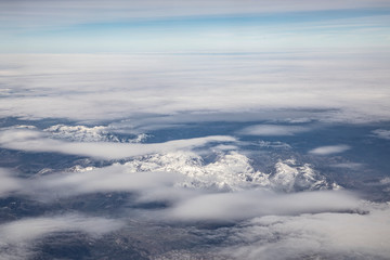 aerial view of the pyrenees