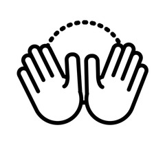 ten hands signal line style