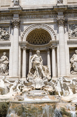 Fototapeta na wymiar Fontana di Trevi, Rome