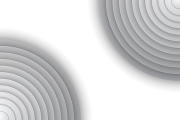 Fototapeta na wymiar Abstract Round Geometric Circular Background Design with Shadows