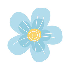 flower petal flourish decoration icon