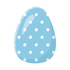 happy easter egg traditional decoration season icon