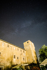 Pienza Tuscany Italy o July 2019 Agriturismo Castello di Spedaletto
