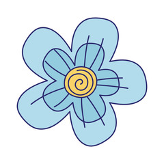 flower petal flourish decoration icon