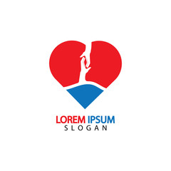 Hand help logo and symbols template icons app