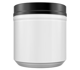  Realistic 3D Bottle Mock Up Template on White Background.3D Rendering 