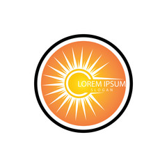 Sun Vector illustration Icon Logo Template design