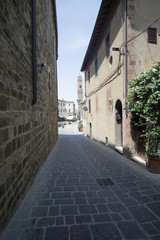 Fototapeta na wymiar Montalcino, one of the most beautiful villages of Italy Tuscany Italy